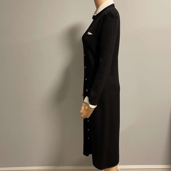 St. John Dresses Stjohn Knit Button Down Coat Dress Poshmark
